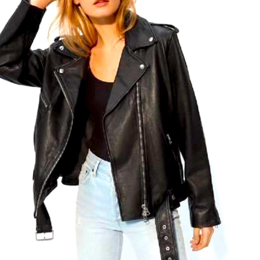 Leather jacket